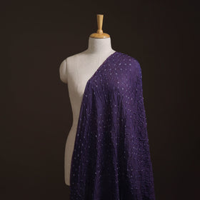 Kutch Bandhani Tie-Dye Chanderi Silk Fabric 23