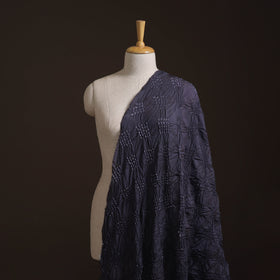 Kutch Bandhani Tie-Dye Chanderi Silk Fabric 21
