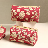 Cotton Toiletry Bag Set