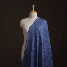 Kutch Bandhani Tie-Dye Chanderi Silk Fabric 16