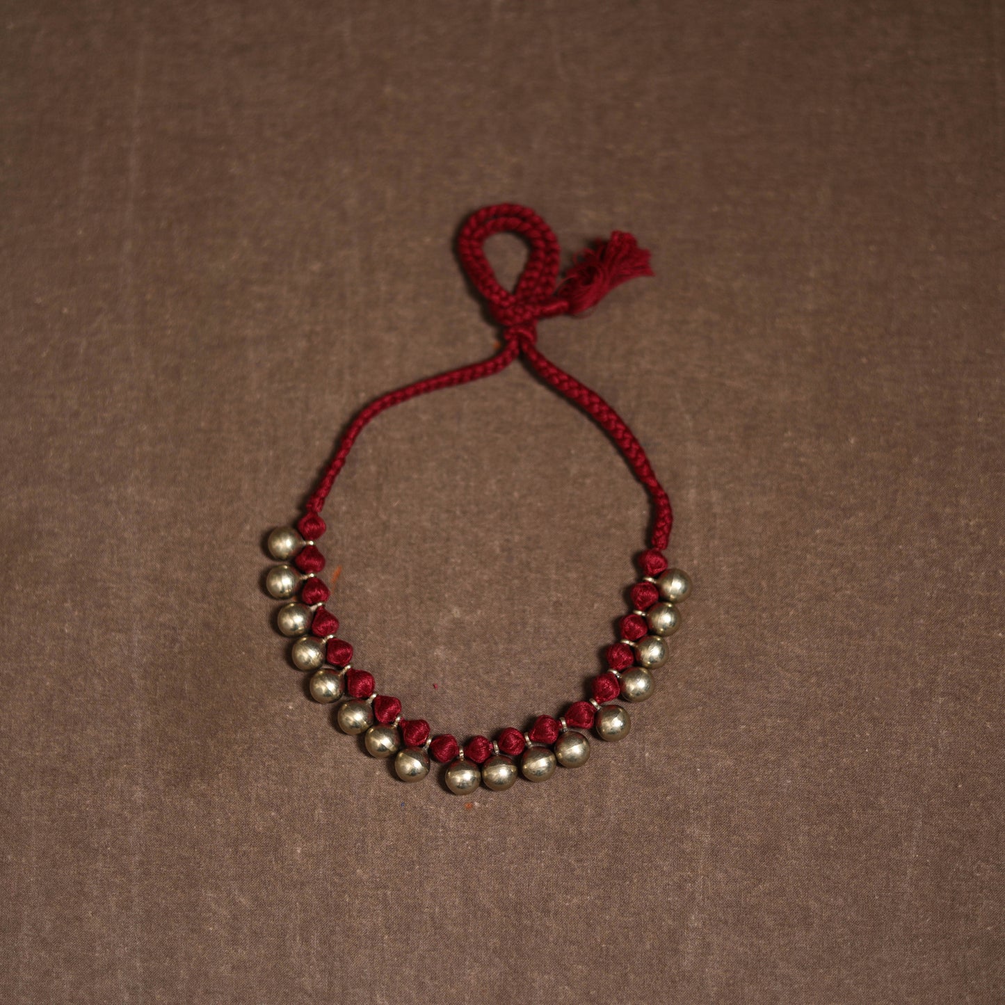 Tribal Odisha Dokra Threadwork Handmade Choker Necklace 58