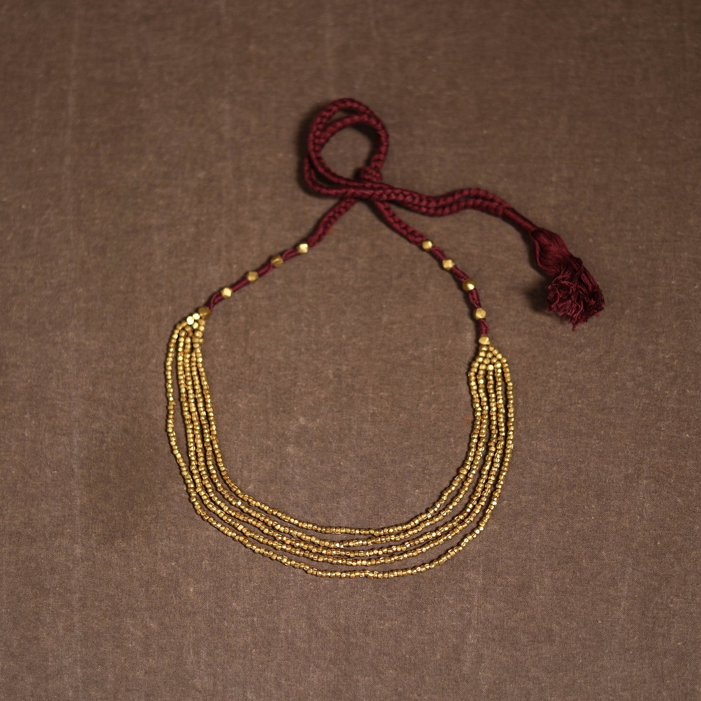 Tribal Odisha Dokra Threadwork Handmade Necklace 55