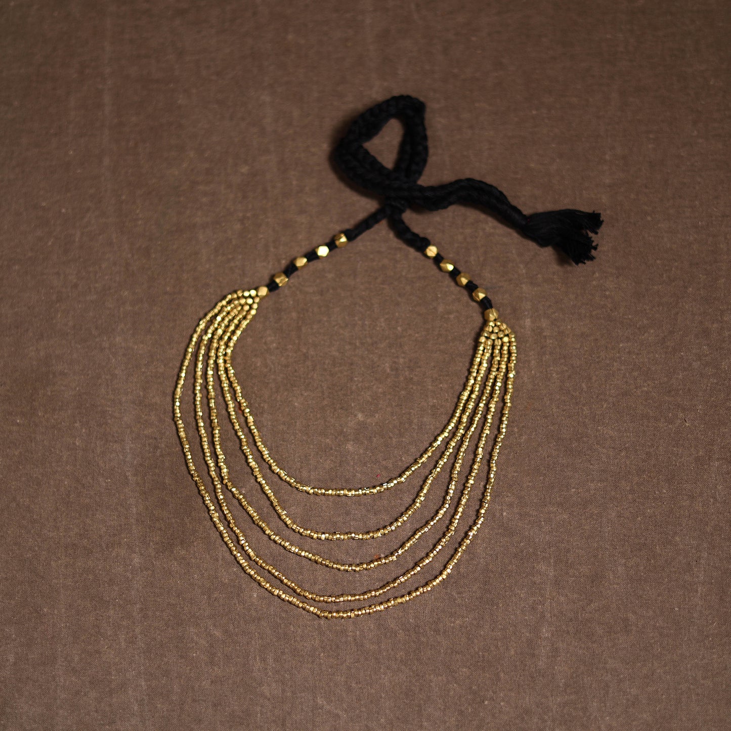 Tribal Odisha Dokra Threadwork Handmade Necklace 54