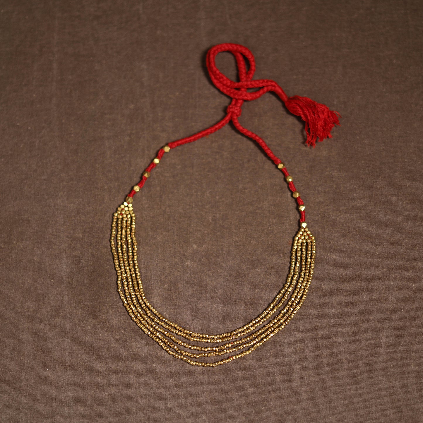 Tribal Odisha Dokra Threadwork Handmade Necklace 52