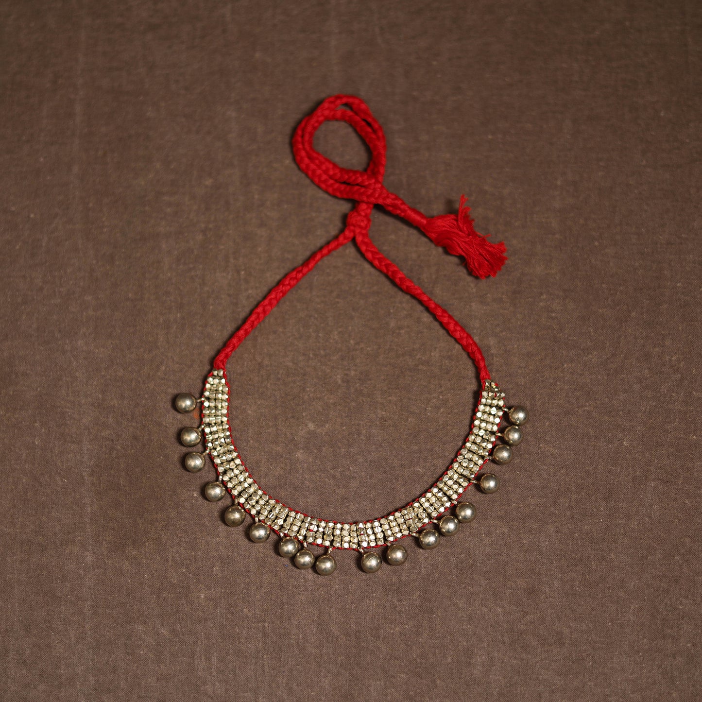 Tribal Odisha Dokra Threadwork Handmade Choker Necklace 51