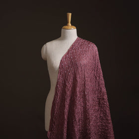 Kutch Bandhani Tie-Dye Chanderi Silk Fabric 09