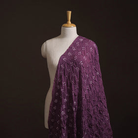 Kutch Bandhani Tie-Dye Chanderi Silk Fabric 04