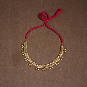 Tribal Odisha Dokra Threadwork Handmade Choker Necklace 41