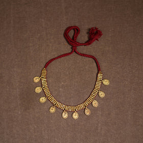 Tribal Odisha Dokra Threadwork Handmade Choker Necklace 39