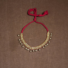 Tribal Odisha Dokra Threadwork Handmade Choker Necklace 38