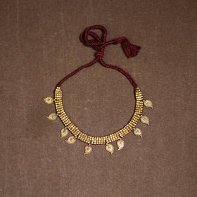 Tribal Odisha Dokra Threadwork Handmade Choker Necklace 31