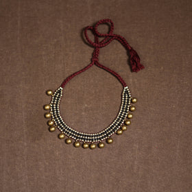 Tribal Odisha Dokra Threadwork Handmade Choker Necklace 29