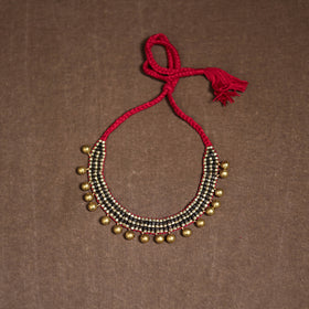 Tribal Odisha Dokra Threadwork Handmade Choker Necklace 28