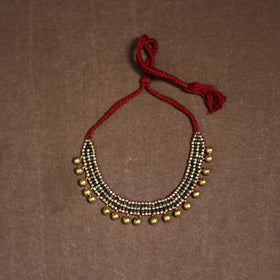 Tribal Odisha Dokra Threadwork Handmade Choker Necklace 22
