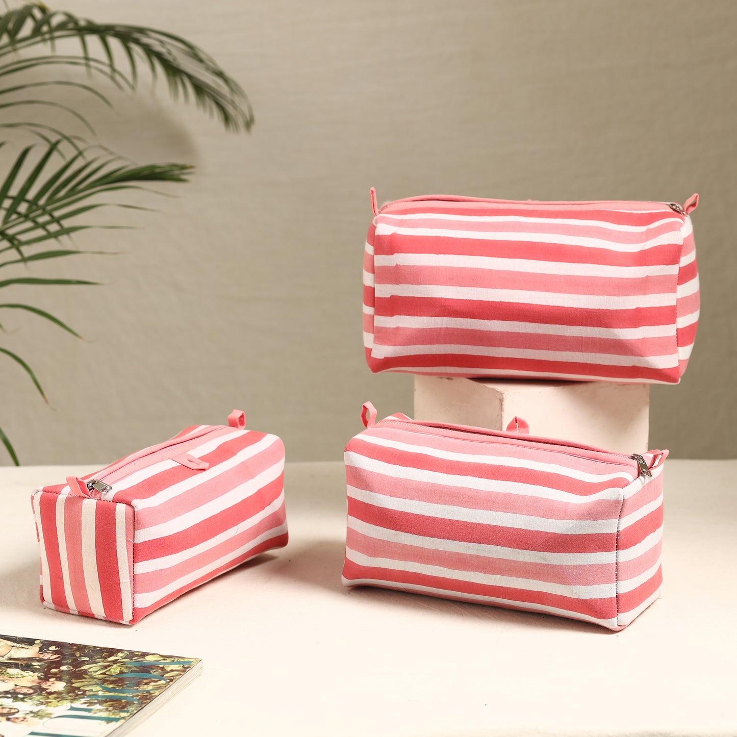 Cotton Toiletry Bag Set