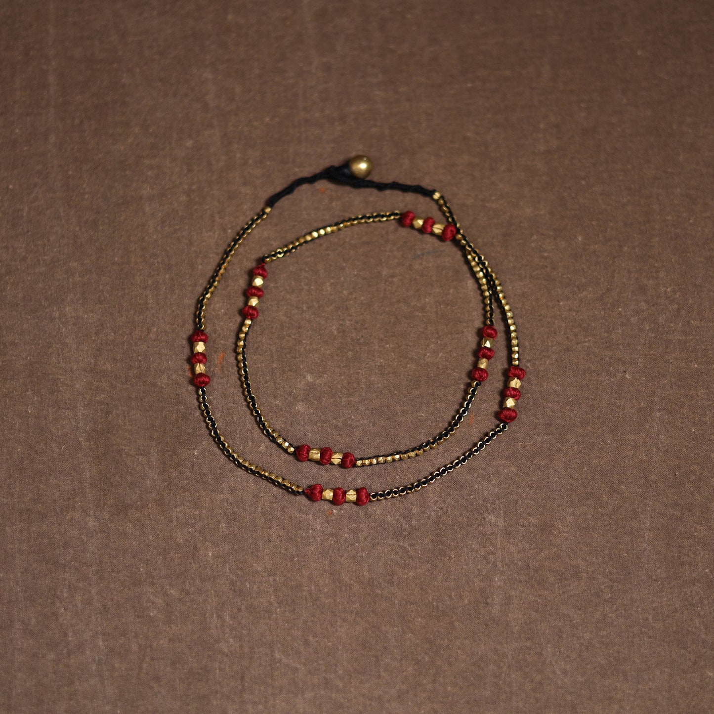 Tribal Odisha Dokra Threadwork Handmade Long Necklace 09