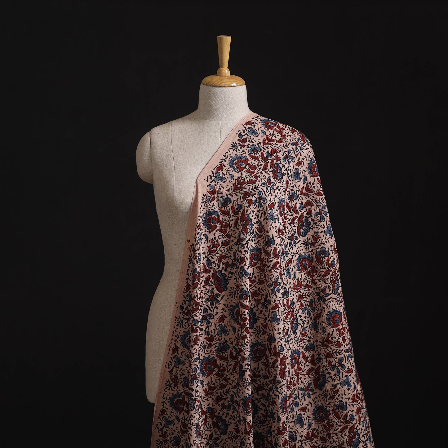 Ajrakh Hand Block Print Natural Dyed Cotton Hakoba Fabric 27