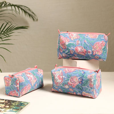 Cotton Toiletry Bag Set