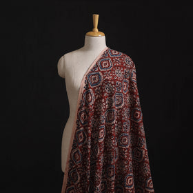 Ajrakh Hand Block Print Natural Dyed Cotton Hakoba Fabric 31