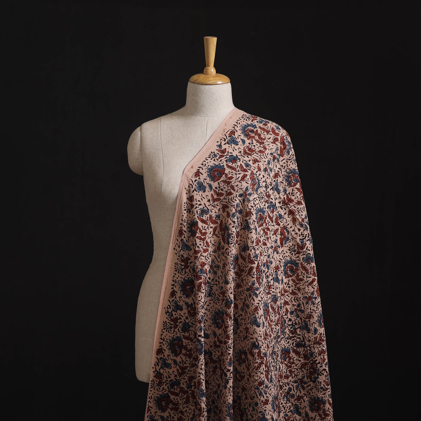 Ajrakh Hand Block Print Natural Dyed Cotton Hakoba Fabric 37