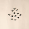  Grey Handmade Fabric Button Small at iTokri