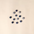  Blue Handmade Fabric Button Small at iTokri