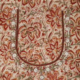 Multicolor - multicolour - kalamkari hand embroidery cotton