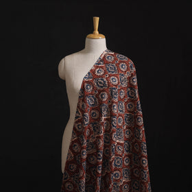 Ajrakh Hand Block Print Natural Dyed Cotton Hakoba Fabric 41
