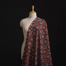 Ajrakh Hand Block Print Natural Dyed Cotton Hakoba Fabric 43