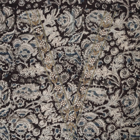 Kalamkari Print Hand Embroidery Cotton Blouse Piece 