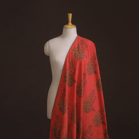 Pomegranate Peel Hand Block Print Cotton Fabric 19