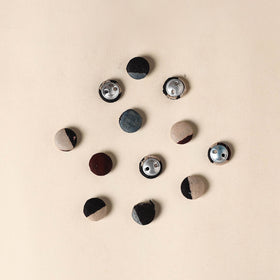  Multicolor Handmade Fabric Button Small at iTokri