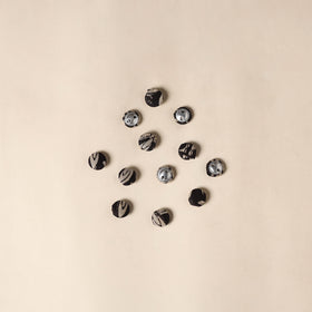  Multicolor Handmade Fabric Button Small at iTokri