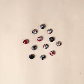  Multicolor Handmade Fabric Button Small at iTokri
