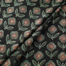 Pomegranate Peel Hand Block Print Cotton Fabric 01
