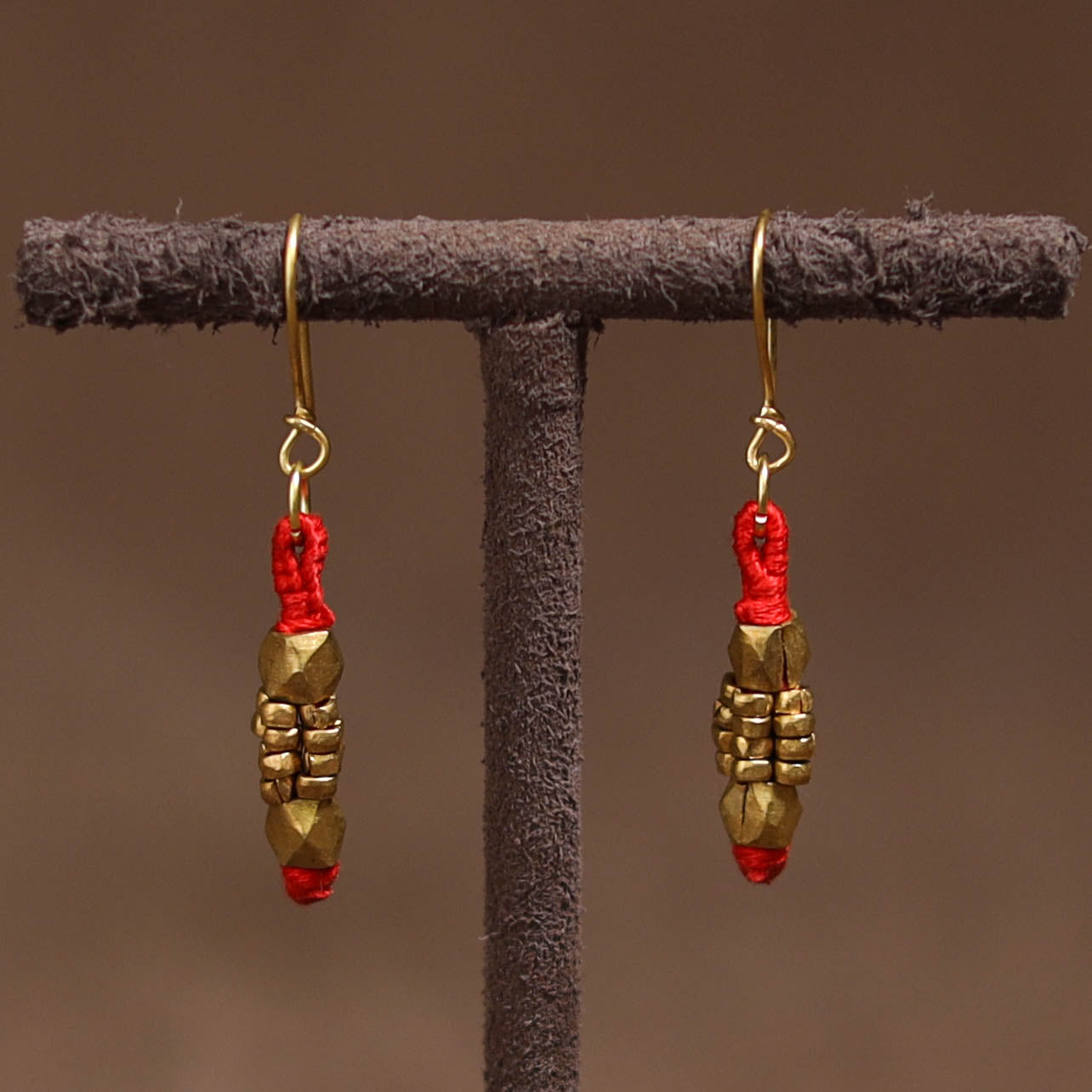 Tribal Odisha Dokra Threadwork Handmade Earrings 83