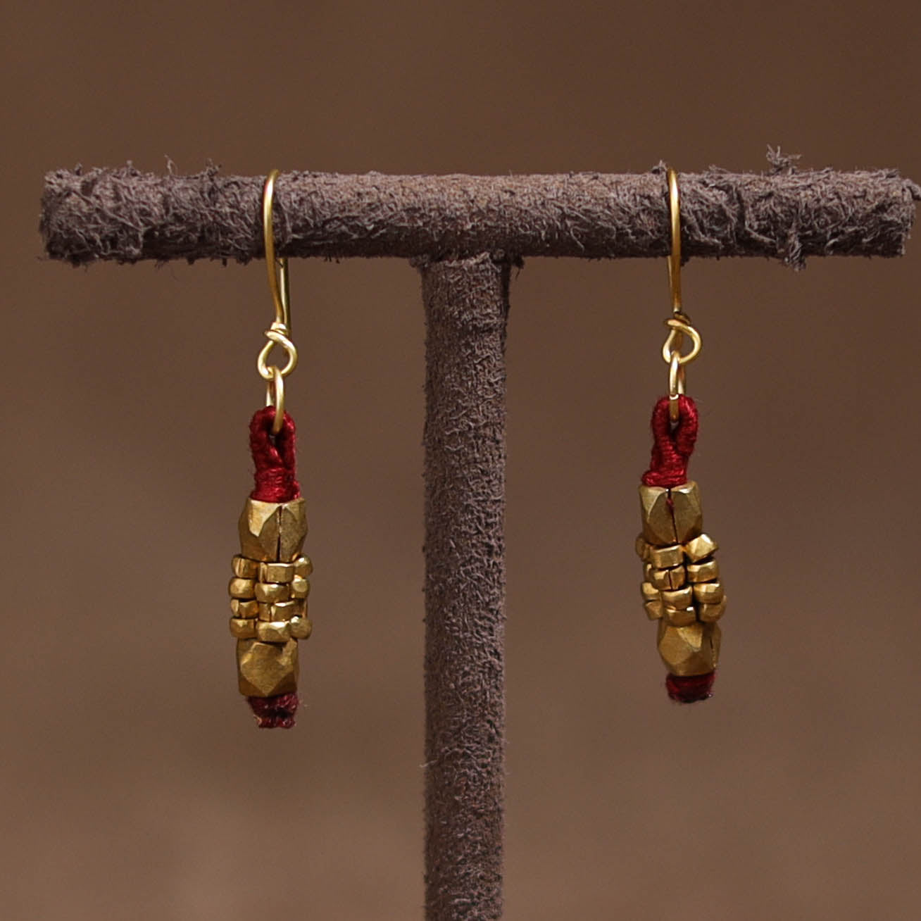 Tribal Odisha Dokra Threadwork Handmade Earrings 85