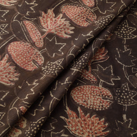 Pomegranate Peel Hand Block Print Cotton Fabric 03