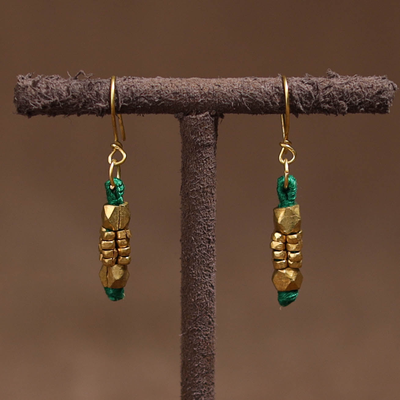 Tribal Odisha Dokra Threadwork Handmade Earrings 86