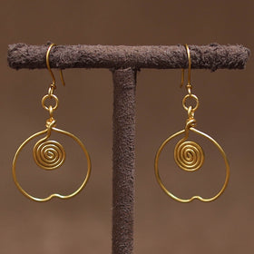 Tribal Odisha Dokra Threadwork Handmade Earrings 89