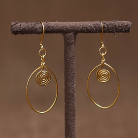 Tribal Odisha Dokra Threadwork Handmade Earrings 90