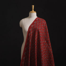 Ajrakh Hand Block Print Natural Dyed Cotton Hakoba Fabric 63