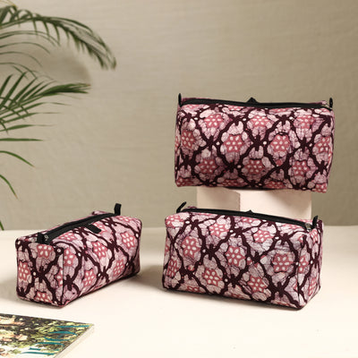 Cotton Toiletry Bag Set