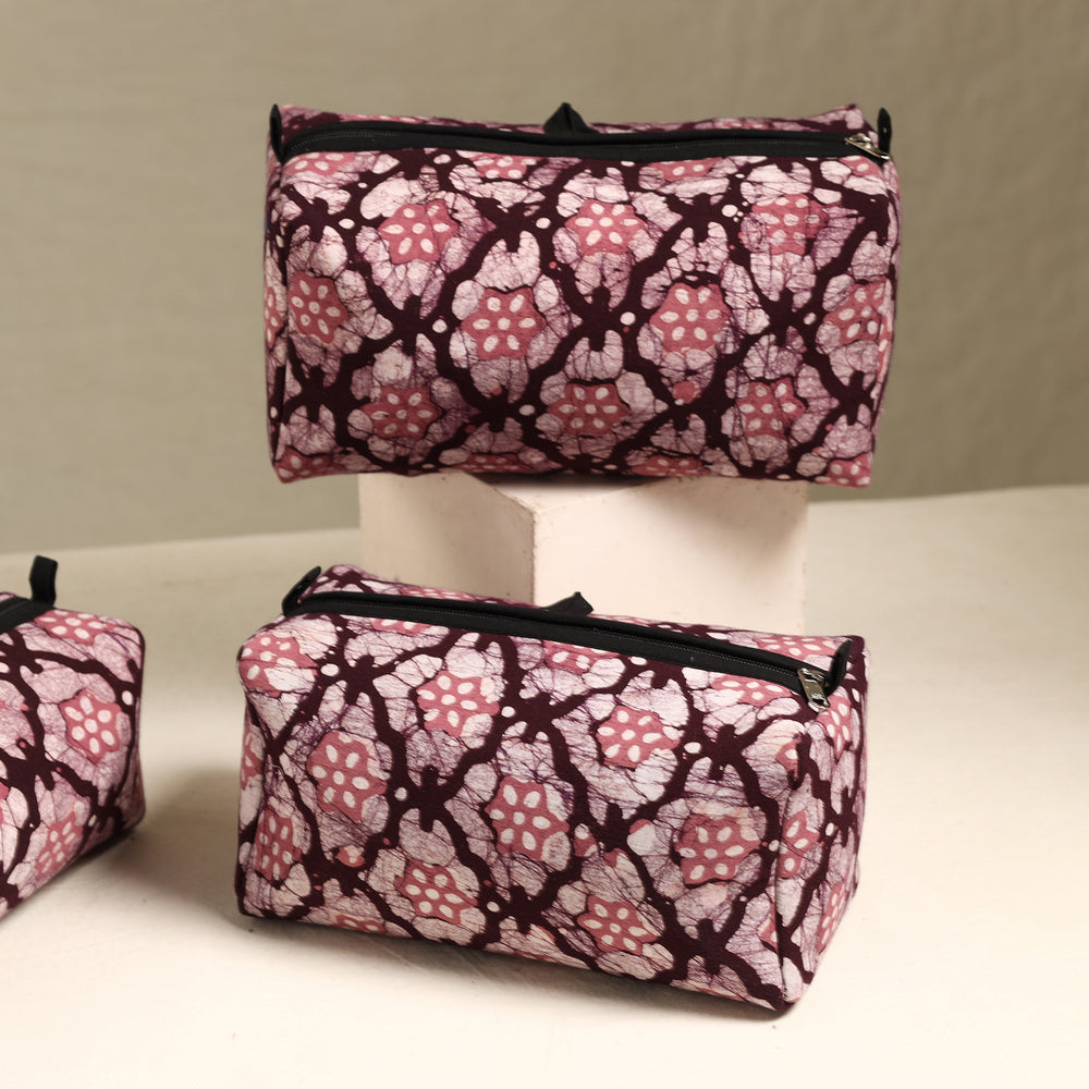 Cotton Toiletry Bag Set