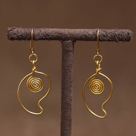 Tribal Odisha Dokra Threadwork Handmade Earrings 92