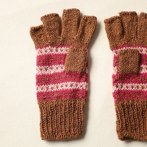 Kumaun Hand Knitted Woolen Gloves (Adult) 04