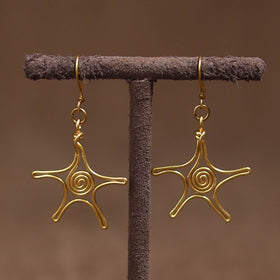 Tribal Odisha Dokra Threadwork Handmade Earrings 93