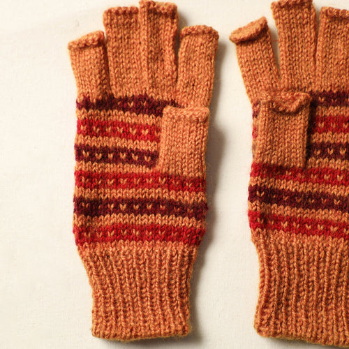 Kumaun Hand Knitted Woolen Gloves (Adult) 06