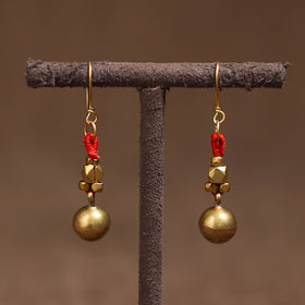 Tribal Odisha Dokra Threadwork Handmade Earrings 95