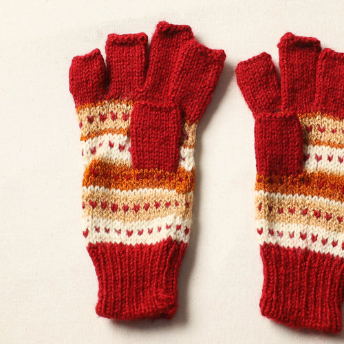 Kumaun Hand Knitted Woolen Gloves (Adult) 07